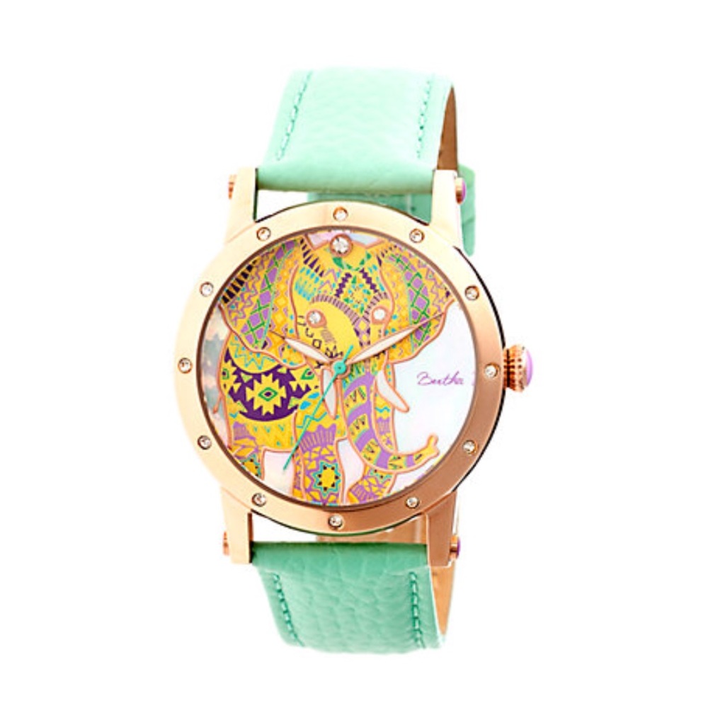 NWT Authentic Bertha watch with pastel elephant